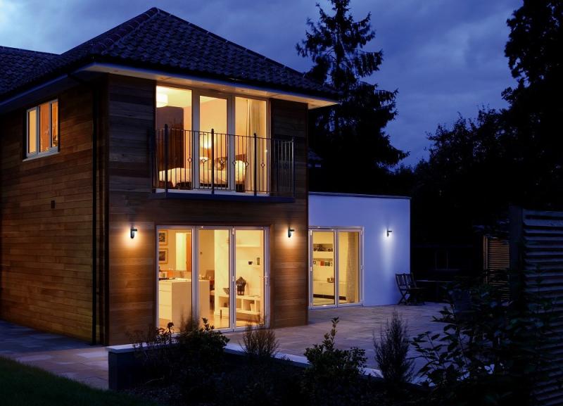 OSRAM ENDURA LED Wandsttrahler STYLE für den Außenbereich in Dunkelgrau