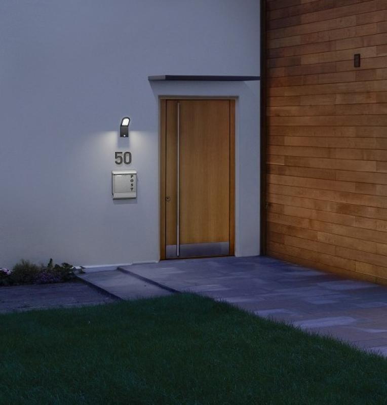 OSRAM ENDURA STYLE Wall LED Sensor Wandleuchte in Dunkelgrau