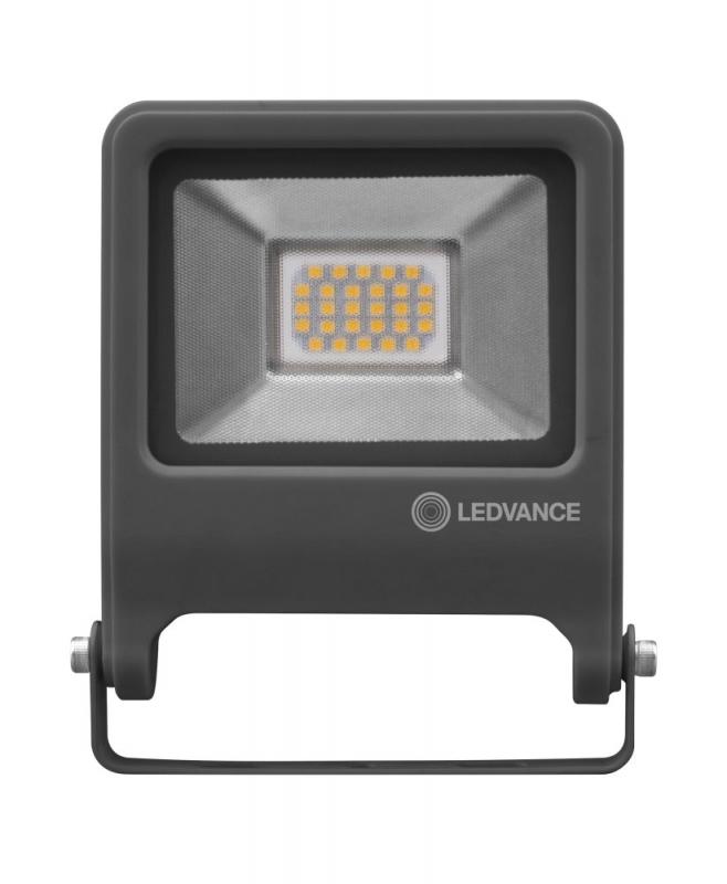 LEDVANCE FLOODLIGHT 20 W/3000 K IP65 schwarz ohne Stecker 