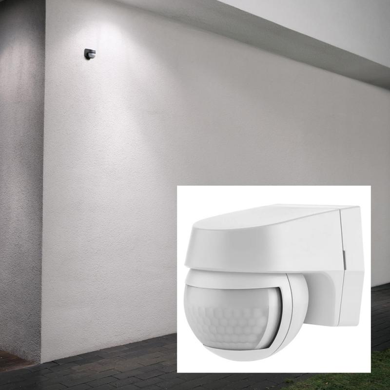 OSRAM Sensor Wall Outdoor Bewegungsmelder Aufbau IP44 weiß