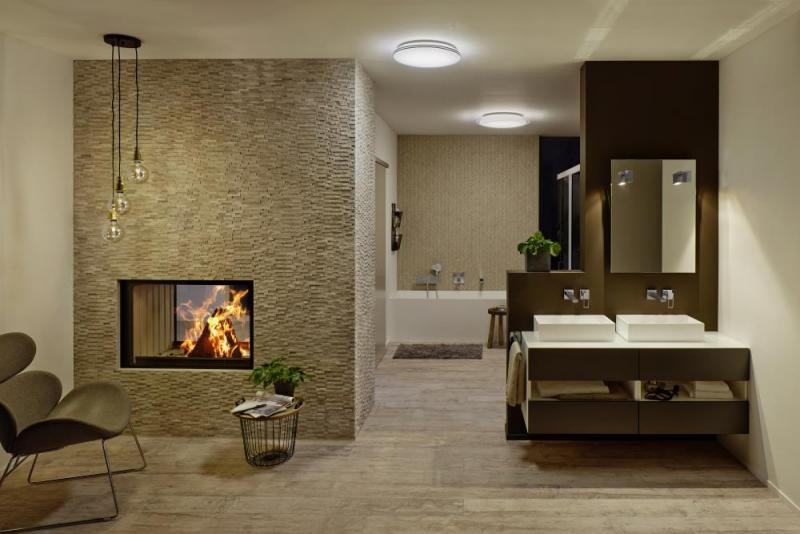 OSRAM Helle Orbis Sparkle LED Wand- & Deckenleuchte dimmbar ø45cm warmweißes bis kaltweißes Licht - mit Click-CCT steuerbare Lichtfarbe