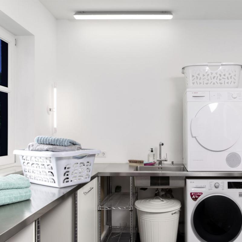 150cm OSRAM SubMARINE LED integrated 1500 Feuchtraumleuchte 48W 4000K neutralweißes Licht IP65 Damp Proof