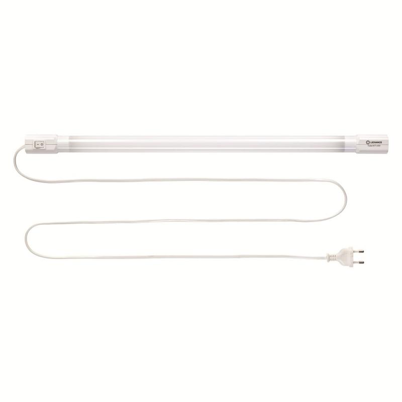 60cm OSRAM TubeKIT LED Unterbauleuchte 8.9W 3000K warmweißes Licht mit Netzstecker und Schalter - einfache Montage für Küchen und Arbeitsbereiche