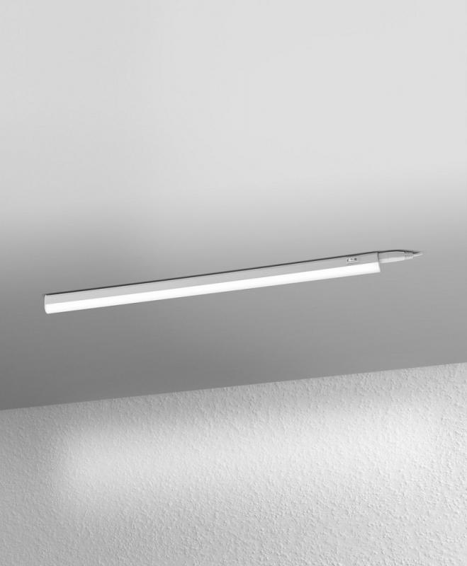 60cm OSRAM Lichtleiste LED Switch Batten Unterbauleuchte 8W 3000K warmweißes Licht mit eingebautem Schalter