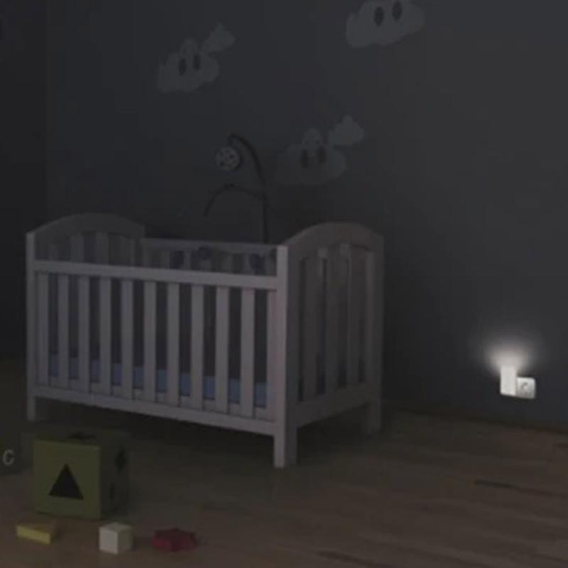 OSRAM  Nachtlicht LUNETTA Glow Weiß Steckdosenleuchte mit Sensor - indirektes Licht, 3000K, für Kinderzimmer und Wohnbereiche