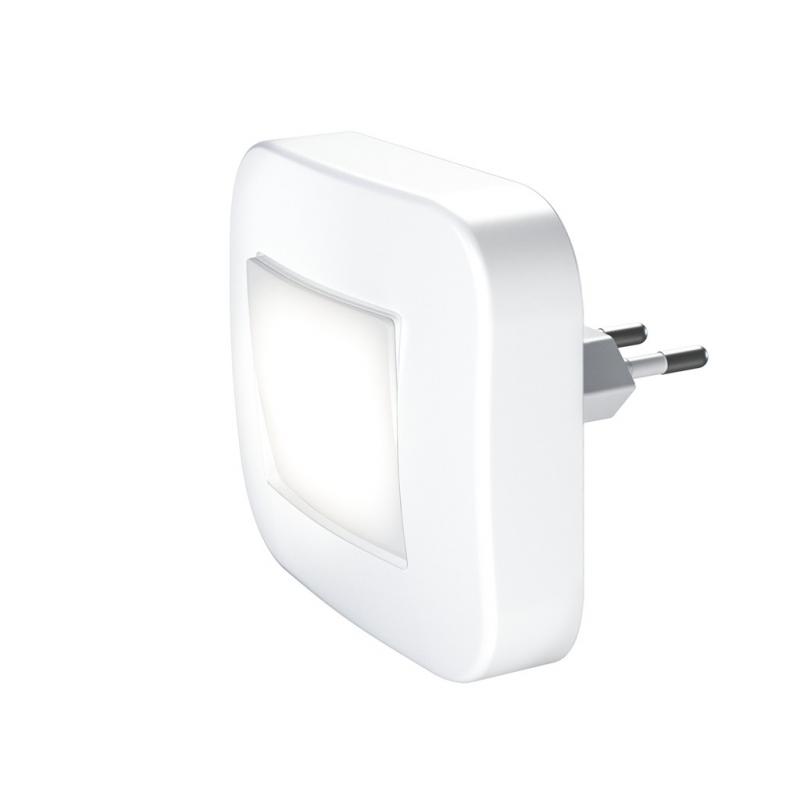 OSRAM Nachtlicht LUNETTA Hall mit Kippfunktion Weiß Wand Steckdosenleuchte mit Sensor - für Kinderzimmer und Wohnbereiche