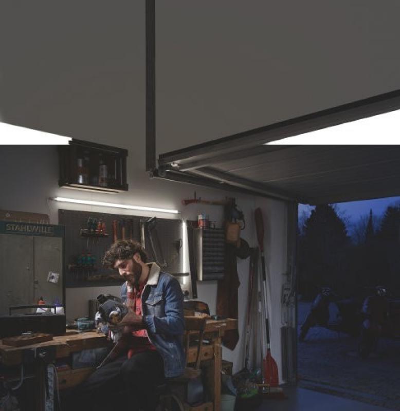 90cm OSRAM LED Lichtleiste Switch Batten 10W 4000K universalweißes Licht - Schlanke LED-Lichtleiste mit eingebautem Schalter zu nahtlosen Lichtbändern verbindbar