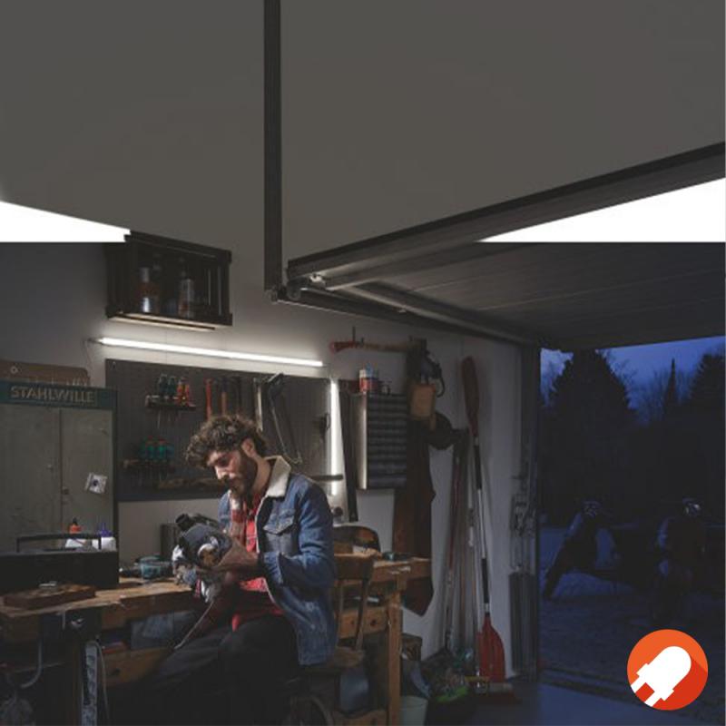 120cm OSRAM LED Lichtleiste Switch Batten 14W 4000K universalweißes Licht mit eingebautem Schalter - zu nahtlosen Lichtbändern verbindbar