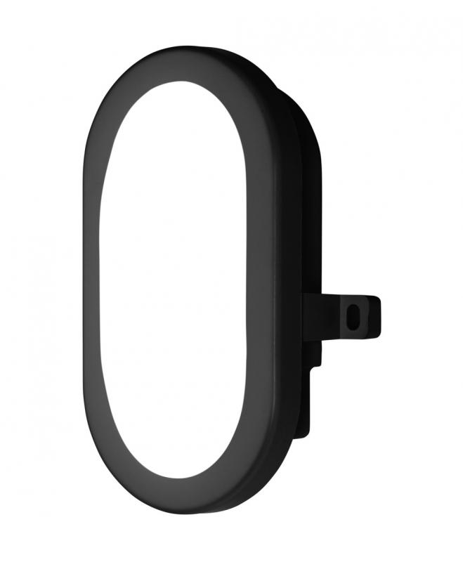 LEDVANCE LED Feuchtraum Wandleuchte LED BULKHEAD 6W 4000K BK IP54 schwarz