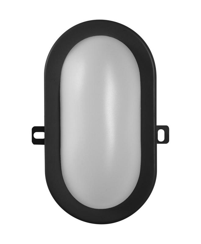 LEDVANCE LED Feuchtraum Wandleuchte LED BULKHEAD 6W 4000K BK IP54 schwarz