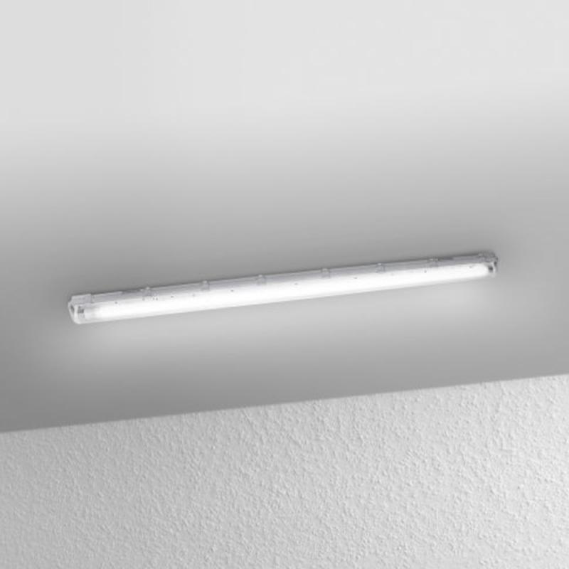 150cm OSRAM SUBMARINE 19W LED Feuchtraumleuchte 4000K inkl. 1x LED Röhre - neutralweißes Licht - IP65, staub- und spritzwassergeschützt, für Keller und Garagen