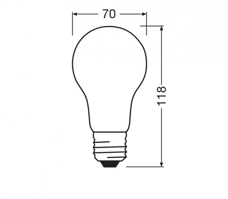 OSRAM E27 LED STAR RETROFIT matt 17W wie 150W neutralweiße blendreduzierte Arbeitsbeleuchtung 4000K