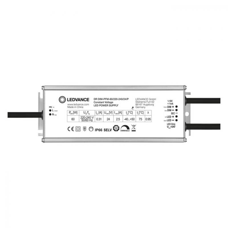 LEDVANCE DR DIM-PFM 60/220–240/24/P 1–10V 60W 24V LED Treiber CV Netzteil