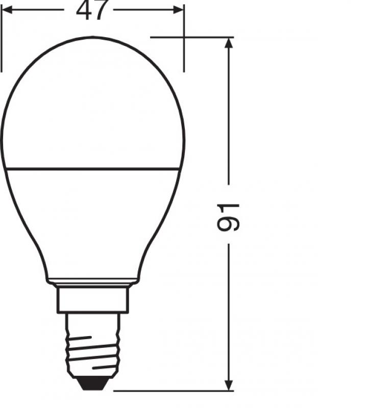 OSRAM E14 LED Leuchtmittel mit Fernbedienung und Farbwechsel dimmbar 4,5W wie 25W warmweißes Licht