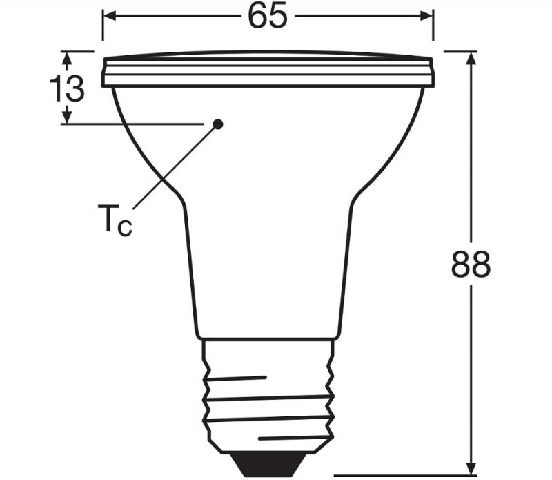 OSRAM E27 LED SUPERSTAR Reflektor dimmbar PAR20 36° 5W wie 50W warmweisses Licht mit hoher Farbwiedergabe