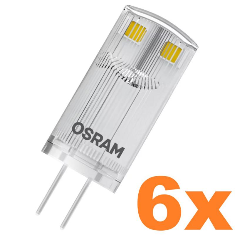 6er Sparset Osram LED Star PIN G4 Stiftsockellampe 12V Warmweiss wie 10W
