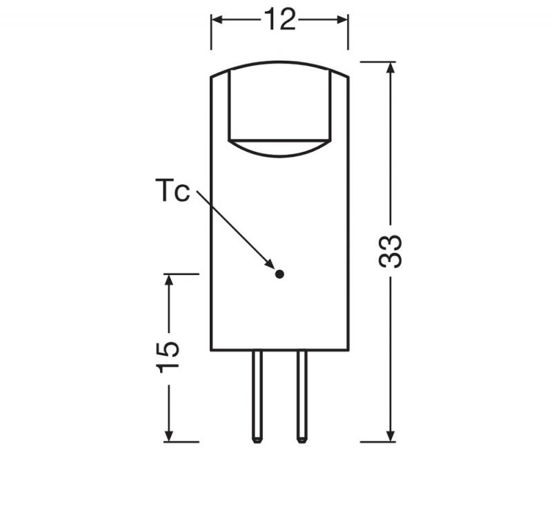 2er Pack Osram G4 LED PIN Stiftsockel Lampe 12V Niedervolt Warmweiss 2700K 1,8W wie 20W