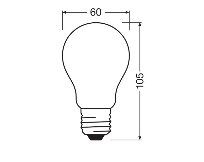 Doppelpack OSRAM E27 LED Lampen STAR RETROFIT matt 11W wie 100W neutralweißes Licht