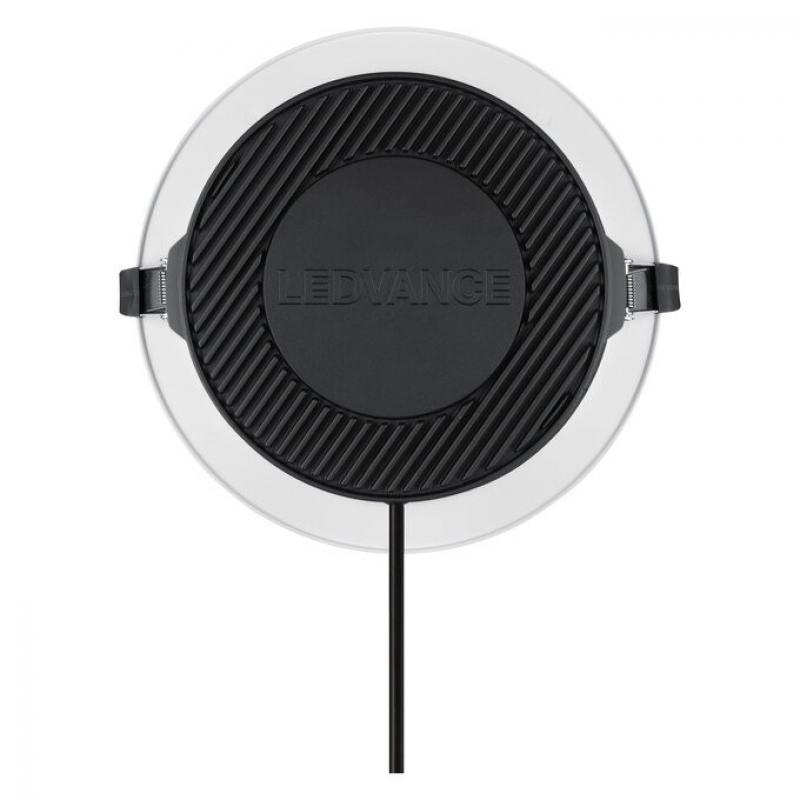 LEDVANCE Downlight DL UGR19 PFM DN195 21 W 830 WT IP54 DALI Einbaudurchmesser 195,0 mm, Einbautiefe 120 mm