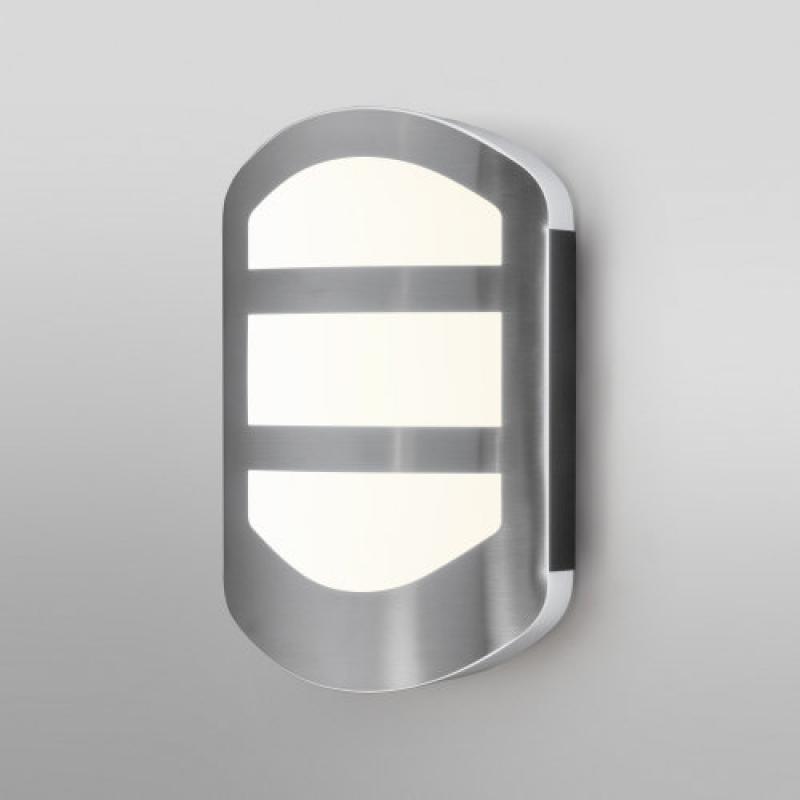 OSRAM  ENDURA Style Plate WALLWandleuchte 12W Warmweißes Licht in moderner Edelstahloptik mit indirektem Licht, für Eingangsbeleuchtung und Fassaden