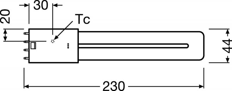 OSRAM DULUX L LED 2G11 8W wie 18W 3000K warmweißes Licht HF für EVG