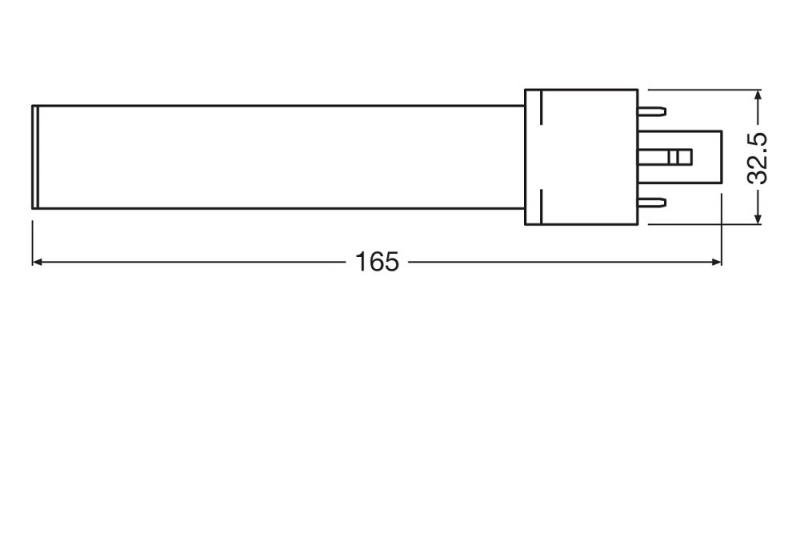 OSRAM DULUX S 9 LED 2Pin G23 Kompaktlampe 4.5W 4000K neutralweiß EM (KVG/VVG)