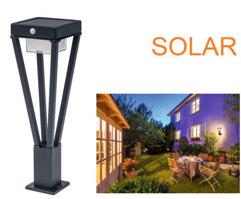 Osram ENDURA Solar Bouquet 50cm Sockelleuchte schwarz Sensor & Bewegungsmelder 50cm