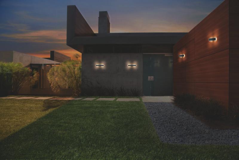 OSRAM ENDURA STYLE BOWLED  Außenwandleuchte Anthrazit in Bogenform