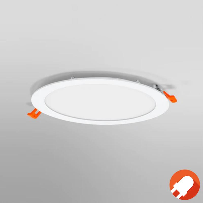 OSRAM LED Downlight ultra slim ø22,5cm weiß kaltweißes Arbeitslicht - flaches Design, IP20, einfache Montage für Arbeitsräume und Küchen
