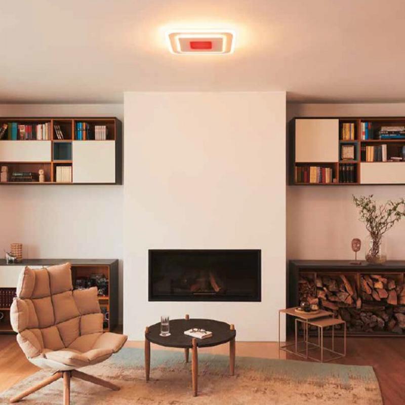 Osram SMART+ WIFI Deckenlampe Orbis Saddie 50cm x 50 cm RGB Farbwechsel + Tunable White