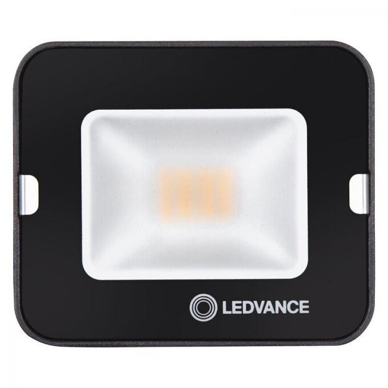 LEDVANCE Kompakter LED Fluter 10W 4000K neutralweißes Licht IP65 in Schwarz