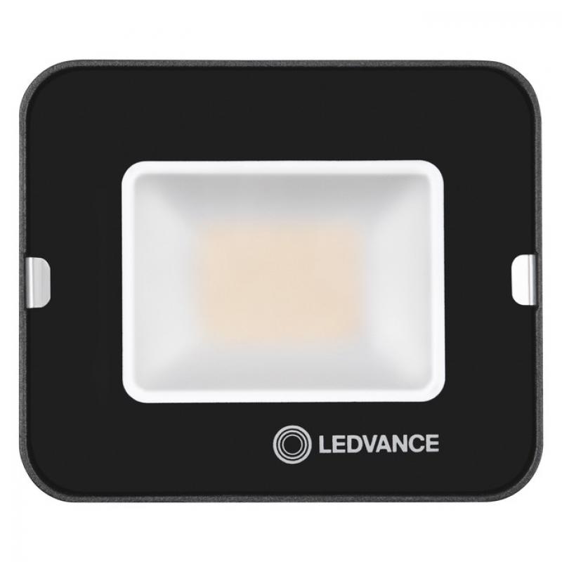 LEDVANCE Kompakter LED Fluter 20W 4000K universalweißes Licht IP65 in Schwarz