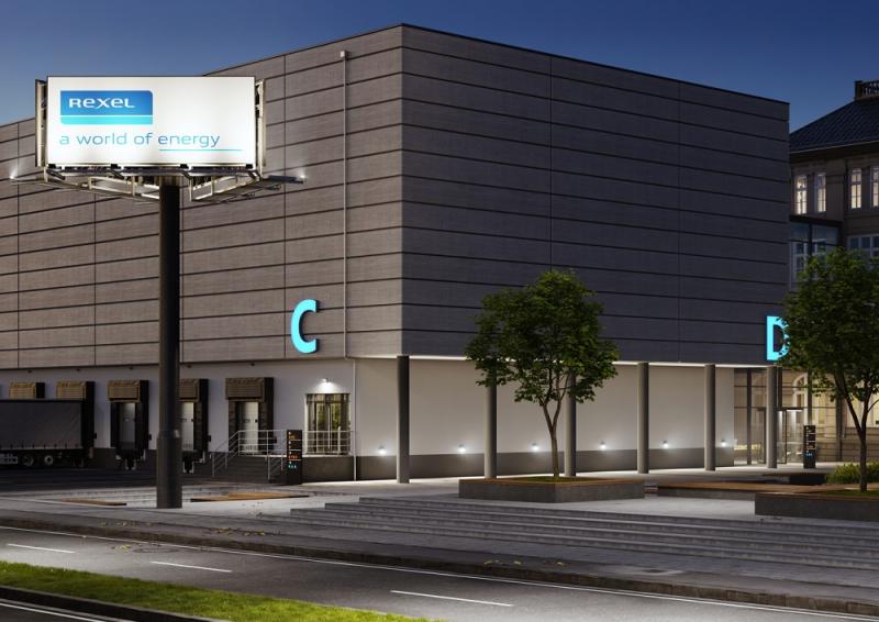 LEDVANCE Kompakter LED Flutlicht Strahler mit Sensor 20W 4000K universalweißes Licht IP65 in Schwarz