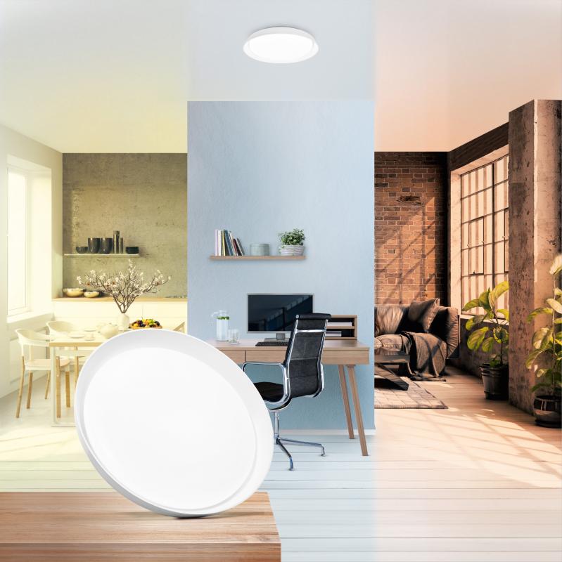 LEDVANCE SUN@HOME WiFi Deckenleuchte in Weiß ø43cm Tunable white für eine erhöhte Konzentration und Effizienz