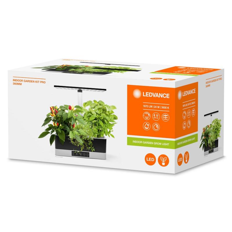 Nur noch angezeigter Bestand verfügbar: LEDVANCE Indoor Garden KIT Pro Pfanzenzuchtstation für Inddor Hobby Gärtner