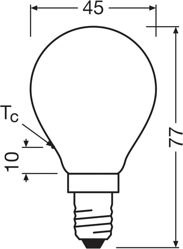 3er Pack OSRAM E14 LED Base Classic P 60 matt 5,9W wie 60W neutralweißes Licht