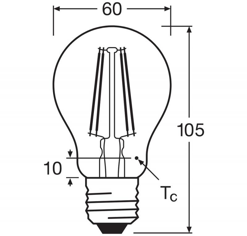 OSRAM E27 LED SUPERSTAR PLUS Lampe HD LIGHTING klar dimmbar 7,5W wie 75W warmweißes Licht & hohe Farbwiedergabe
