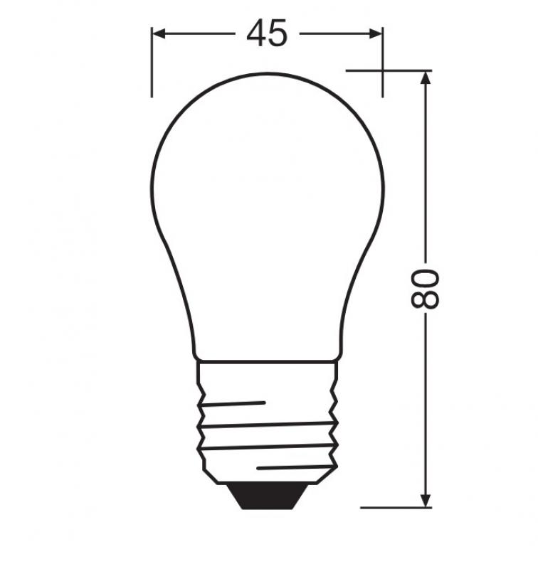 OSRAM E27 LED Lampe SUPERSTAR PLUS HD LIGHTING Tropfenform matt dimmbar 3,4W wie 40W universalweißes Licht & hohe Farbwiedergabe