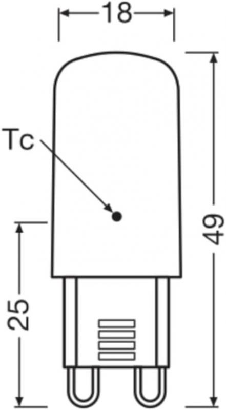 OSRAM Superstar LED G9 Stiftsockel Lampe dimmbar 3W wie 30W warmweißes Licht