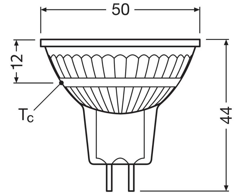 3er Pack Osram GU5.3 LED Niedervolt Reflektor Stecksockel Lampe MR16 36° 6,5W wie 50W warmweiß 2700K