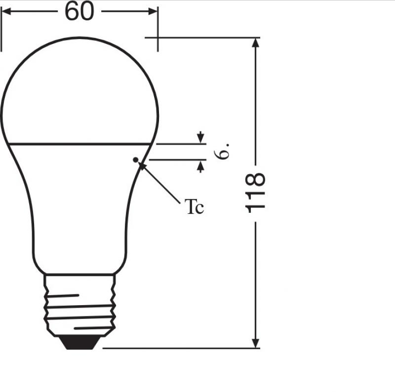 OSRAM E27 LED Leuchtmittel VALUE CLASSIC A 100 leistungsstark 13W wie 100W 3000K warmweißes Licht