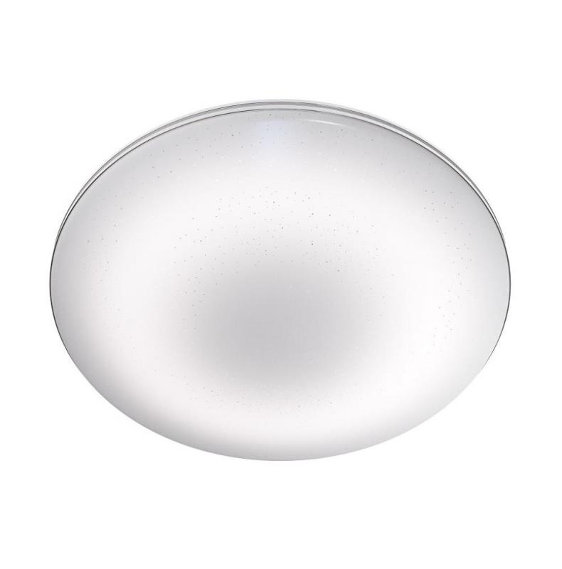 OSRAM Orbis LED Decken- und Wandleuchte mit SENSOR ø40cm warmweißes Licht IP44 - spritzwassergeschützte Anbauleuchte in Weiß aus Aluminium, für Bad, Gänge und Flure