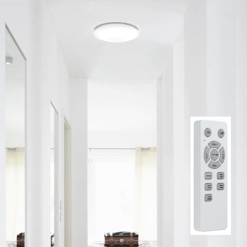 Osram Orbis LED Wand- und Deckenleuchte 25W 410mm Tunable White 2700K-6000K mit Fernbedienung