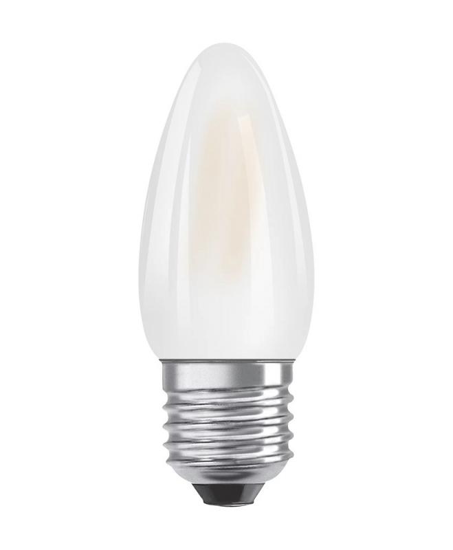 6 x Osram E27 LED Kerzenlampen Star Classic matt 5,5W wie 60W 2700K warmweißes Licht