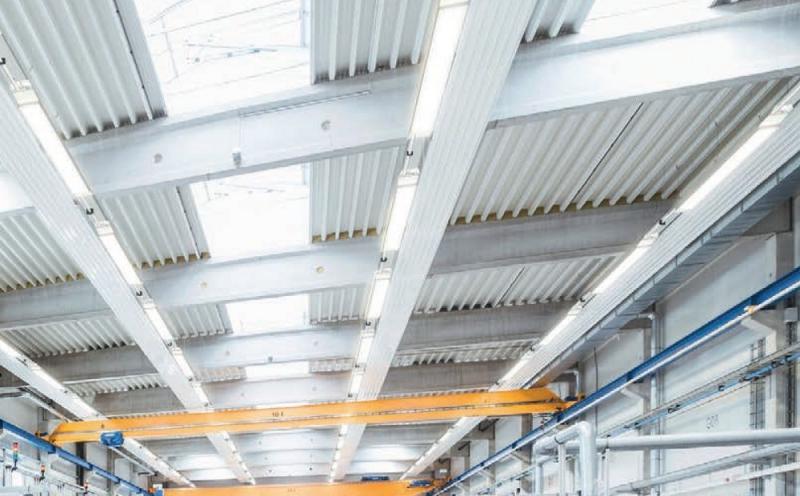 120cm Ledvance LED Hallenleuchte Low Bay LB FLEX 1200  DALI P 42W 840 W 4000K Neutralweißes Licht 6510 Lumen 90° IP23 EVG