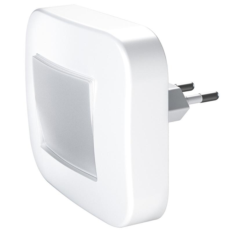 OSRAM Nachtlicht & Steckdosenlampe LUNETTA Hall Weiß Dämmerungssensor Flurbeleuchtung Treppenbeleuchtung und für Kinderzimmer