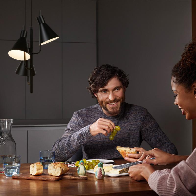 OSRAM Pendelleuchte TOKIO in Schwarz inkl warmweißer LED