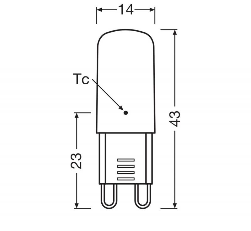 OSRAM LED PIN G9 Stiftsockel Lampe 2,6W wie 28W warmweißes Licht 2700k