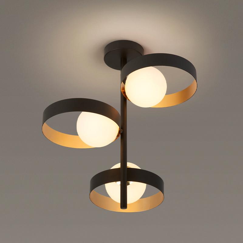 OSRAM Memphis Deckenleuchte  in schwarz-gold