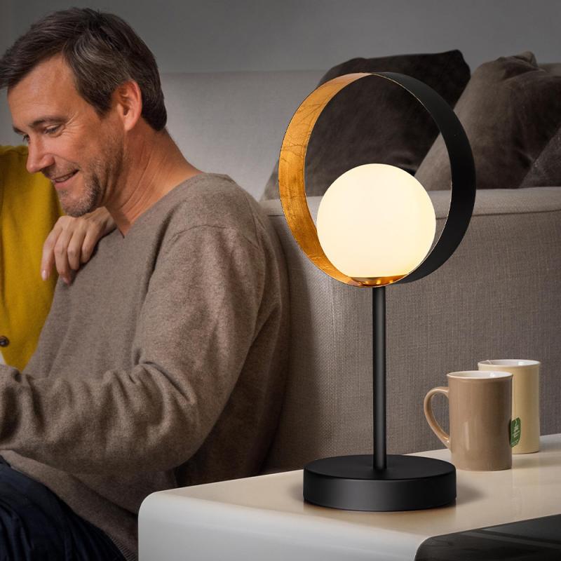 LEDVANCE Memphis Tischleuchte in schwarz-gold